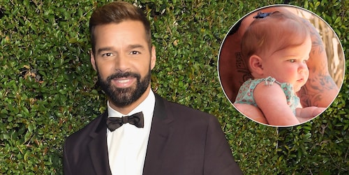 Ricky Martin presenta por primera vez el rostro de su hija Lucía