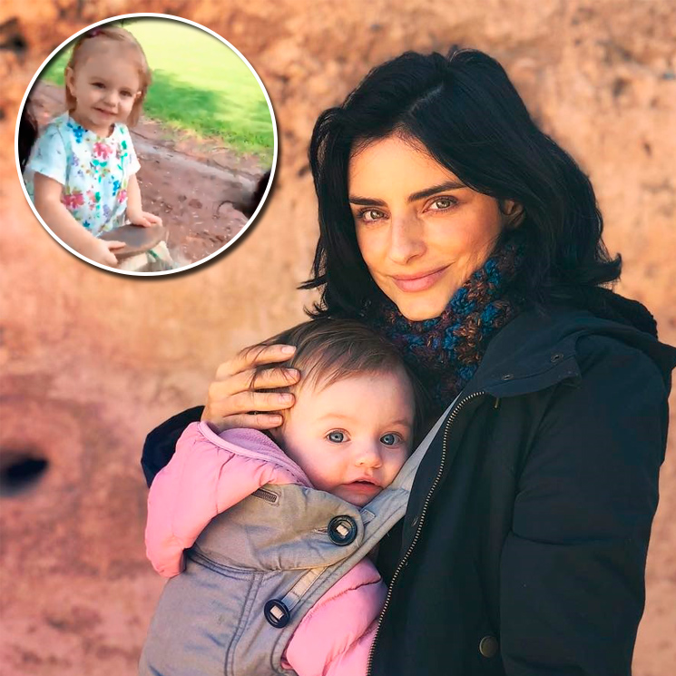 Kailani, la hija de Aislinn Derbez, no tiene ni dos años y ya monta a caballo