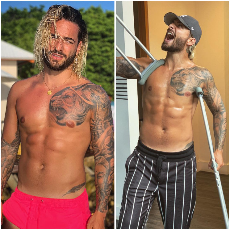 ¡Qué 'Pretty Boy'! Maluma y las ocasiones que se ha quitado la camiseta