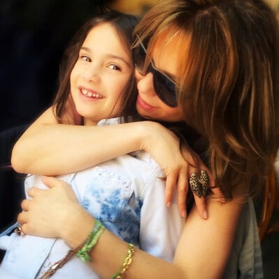Thalía y su hija Sabrina