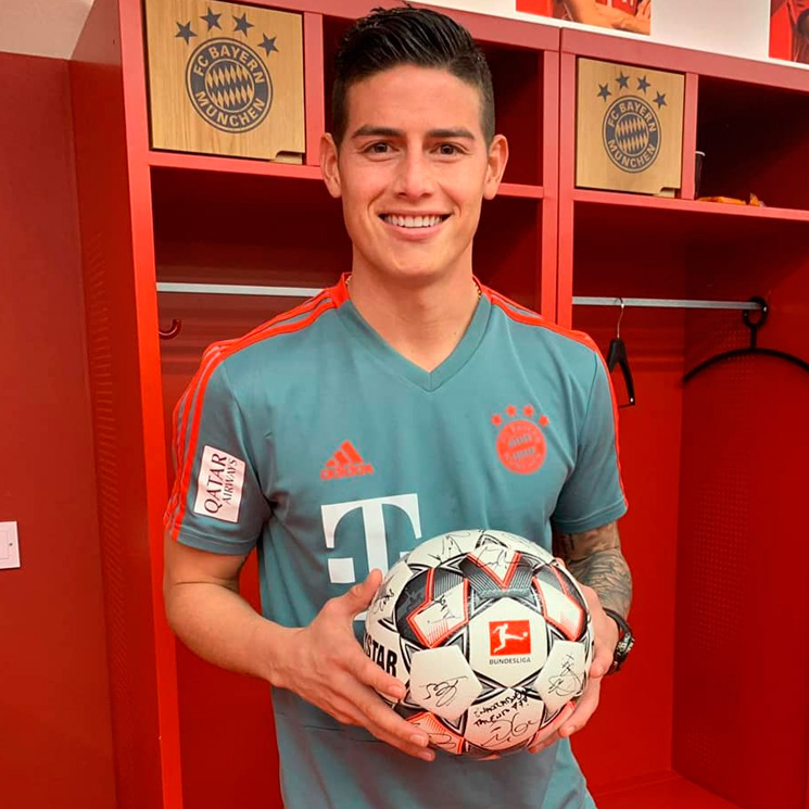 James Rodríguez comparte una nueva –y adorable—foto con su bebé Samuel