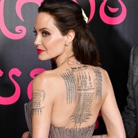 Cada tatuaje tiene un significado, descubre los de  Angelina Jolie 