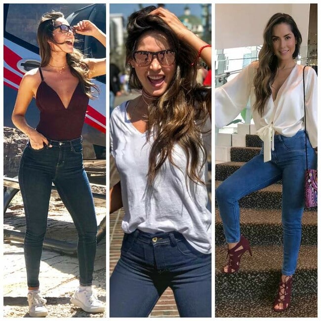 ¡Inspiradas en Carmen Villalobos! Elige los jeans según tu tipo de cuerpo
