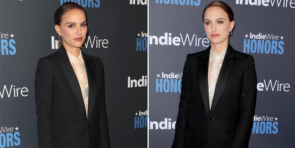 5 ideas para llevar un top transparente con mucho estilo, ¡a lo Natalie Portman!