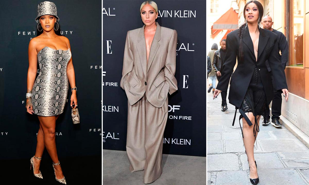 Los 'outfits' más innovadores de Lady Gaga, Cardi B y Rihanna