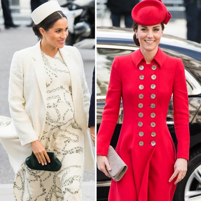 Meghan Markle, Kate Middleton y su estilo con guiño primaveral durante el Commonwealth Day