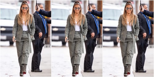 Jennifer Lopez y el 'look' de entretiempo fácil de copiar