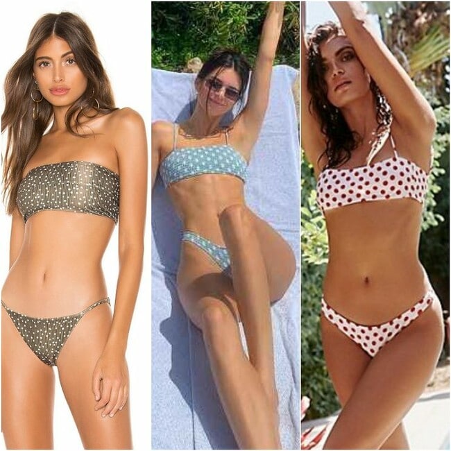 6 bikinis de lunares que estilizan como el de Kendall Jenner