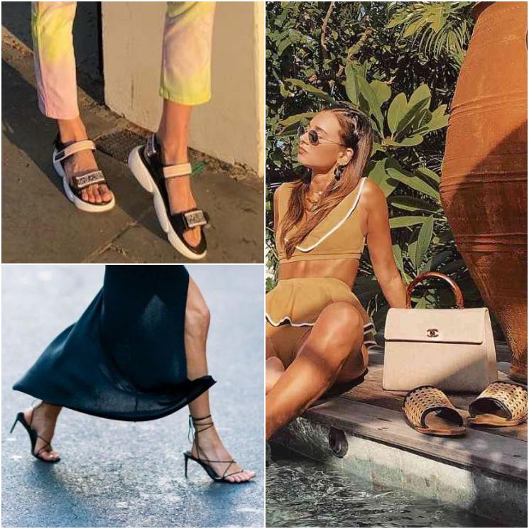 12 'influencers', 12 estilos: así se llevan las sandalias esta temporada