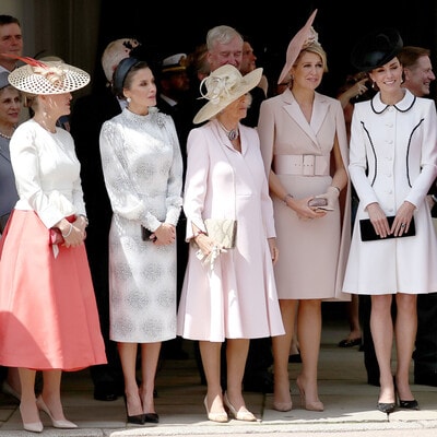 La Condesa de Wessex, la reina Letizia, la Duquesa de Cornwall, la reina Máxima y Kate Middleton