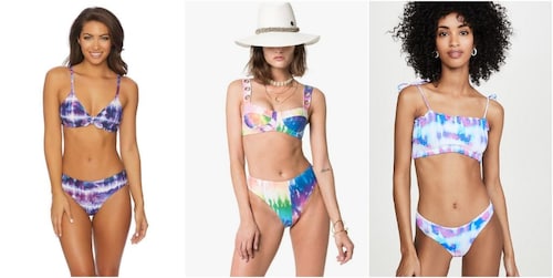 Bikinis de estampado 'tie dye', el objeto del deseo de este verano