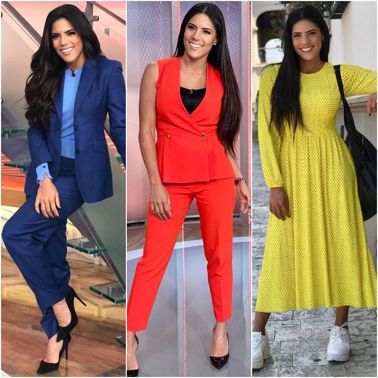 Francisca Lachapel con sus colores favoritos