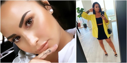Amarillo y negro: combina tu 'outfit' como Demi Lovato ¡por menos de $90!