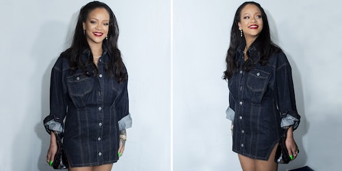 El 'denim look' de Rihanna que podrás tener por menos de $50