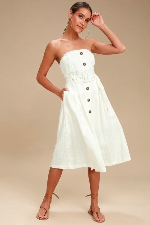 9 vestidos 'strapless' que puedes usar como Eva Longoria - Foto 1