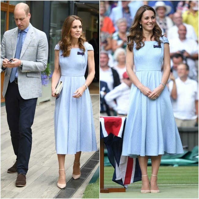 Los vestidos 'cap sleeves' del verano al estilo de Kate Middleton