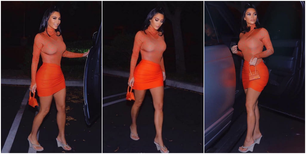 Kim Kardashian o cómo combinar varias tendencias en un solo look