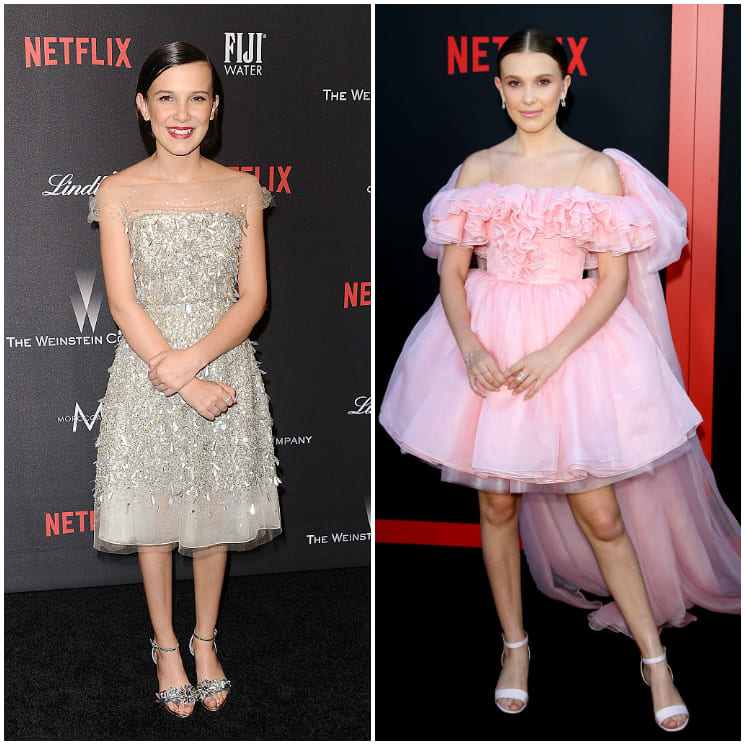 De vestidos de princesa a piezas audaces: la evolución de estilo de Millie Bobby Brown