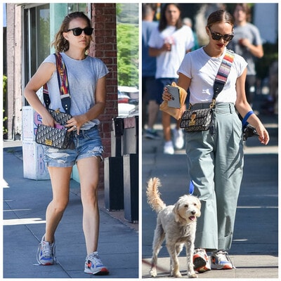 Natalie Portman luce su accesorio favorito: el flap bag