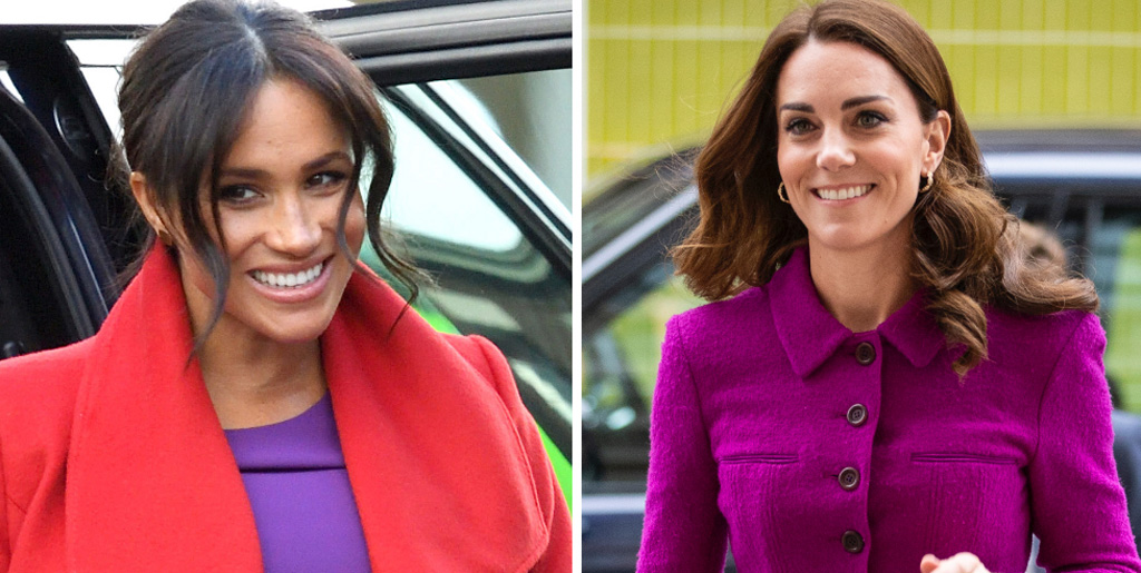 Meghan Markle, Kate Middleton y el discrteto truco de su bolso