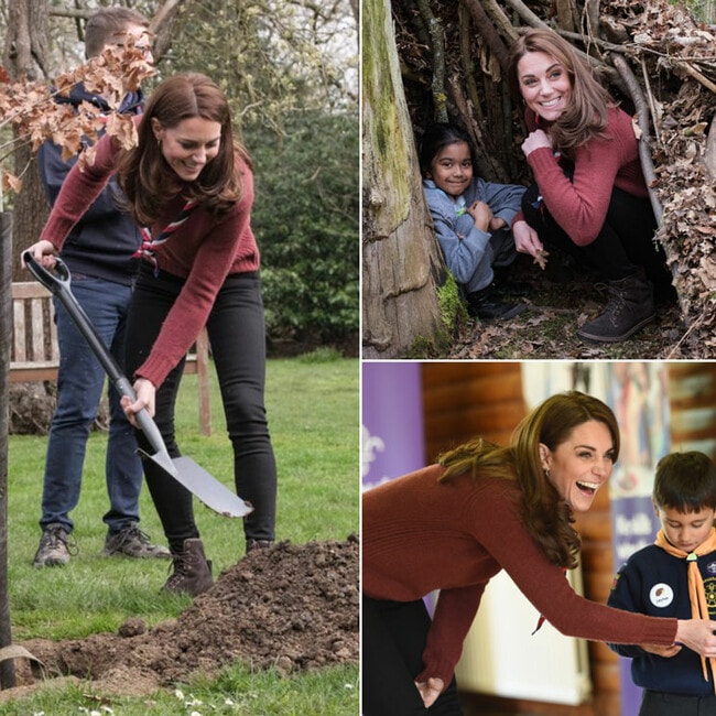 ¡Como una exploradora más! Kate Middleton revivió su infancia en un evento con niños ‘scouts’
