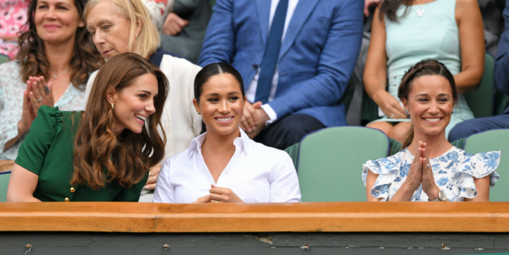 Meghan Markle, Kate y Pippa Middleton muestran su apoyo a Serena Williams en Wimbledon