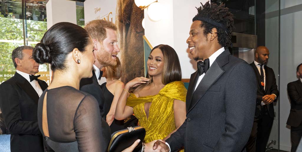 Los Duques de Sussex reciben consejos parentales de Beyoncé y Jay-Z