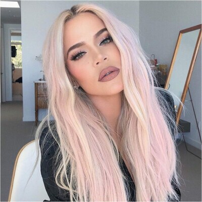Khloé Kardashian y su pastel pink haircolor causan sensación