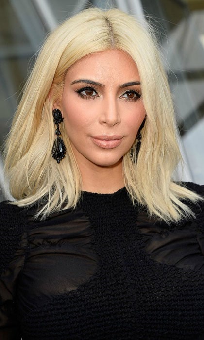 Kim Kardashian, brunette or blonde?