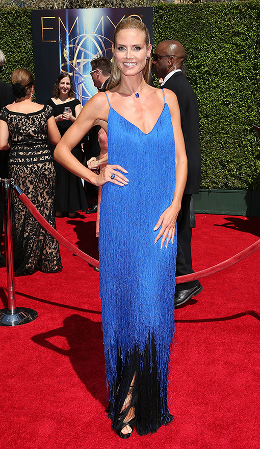 Heidi Klum se roba la noche de los 'Creative Emmy Awards' con su estilo ‘flapper’