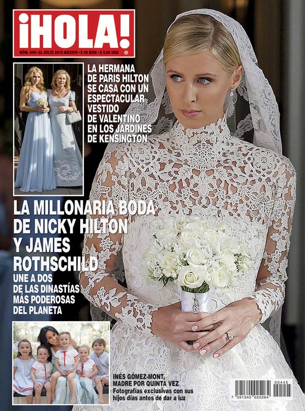 En ¡HOLA!: La boda de Nicky Hilton y James Rosthschild une a las dinastías más poderosas del planeta