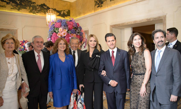 Christian Magnani, embajadora de lujo en la gira del Presidente Peña Nieto por Francia
