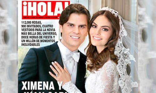 En ¡HOLA!, Ximena Navarrete y Juan Carlos Valladares nos invitan a la boda más fascinante del año