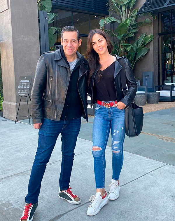 Yordi Rosado y su novia Janet