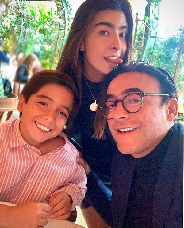 Adal Ramones y su hija Paola
