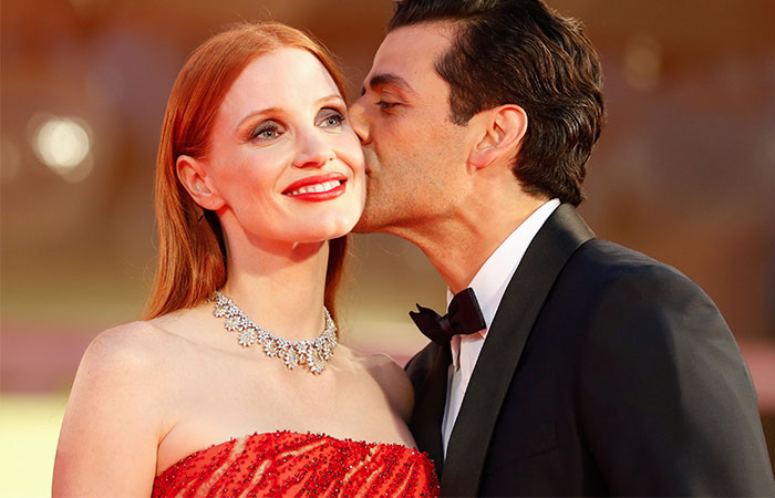 Jessica Chastain y Oscar Isaac