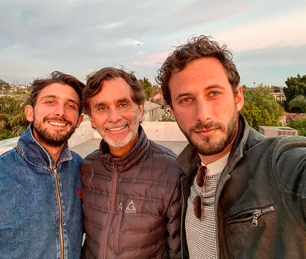Humberto Zurita e hijos
