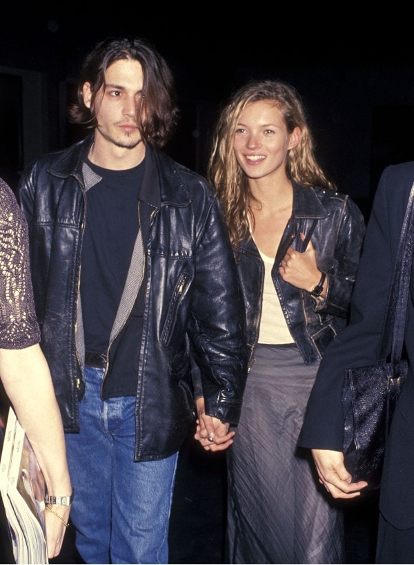 Johnny Depp y Kate Moss