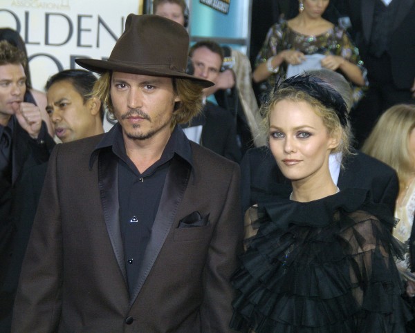 Johnny Depp y Vanessa Paradis