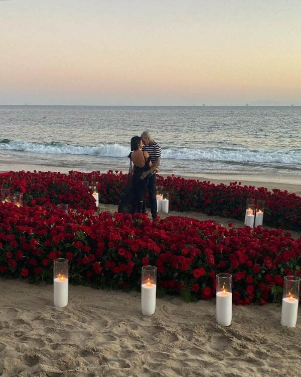 Kourtney Kardashian y Travis Barker