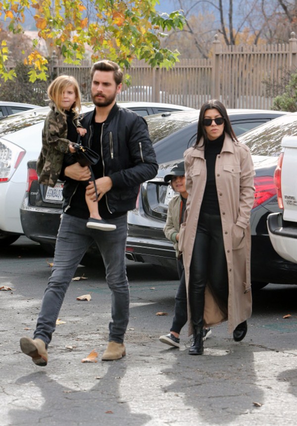 Kourtney Kardashian y Scott Disick