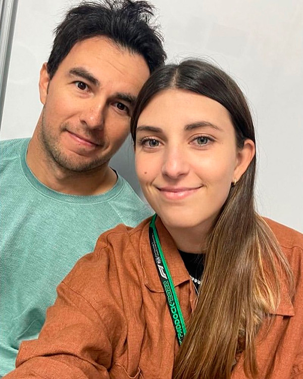 Checo Pérez y Carola Martínez