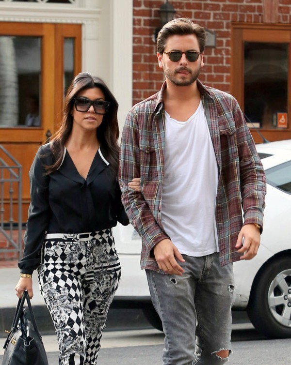 Scott Disick y Kourtney Kardashian