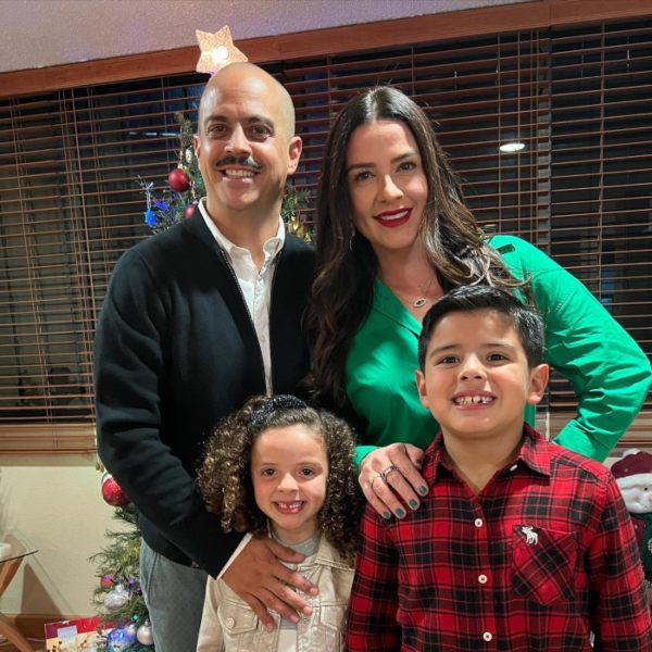 Lidia Ávila y su familia