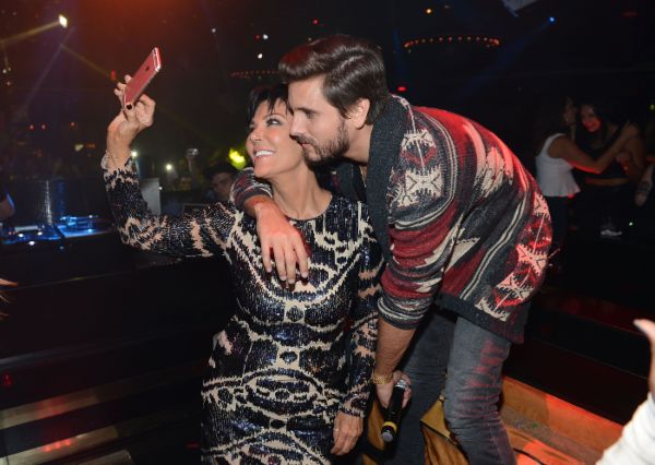 Scott Disick y Kris Jenner