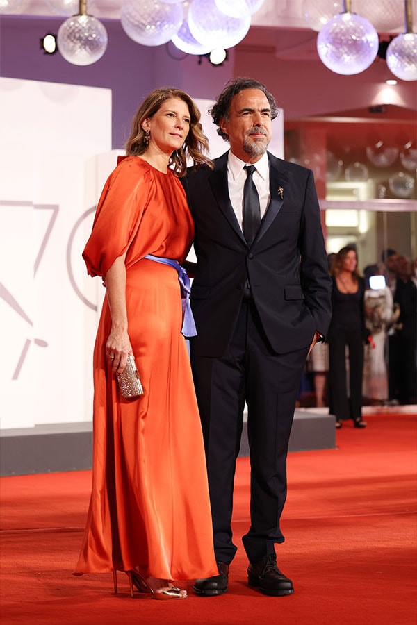 Alejandro González Iñárritu y María Eladia