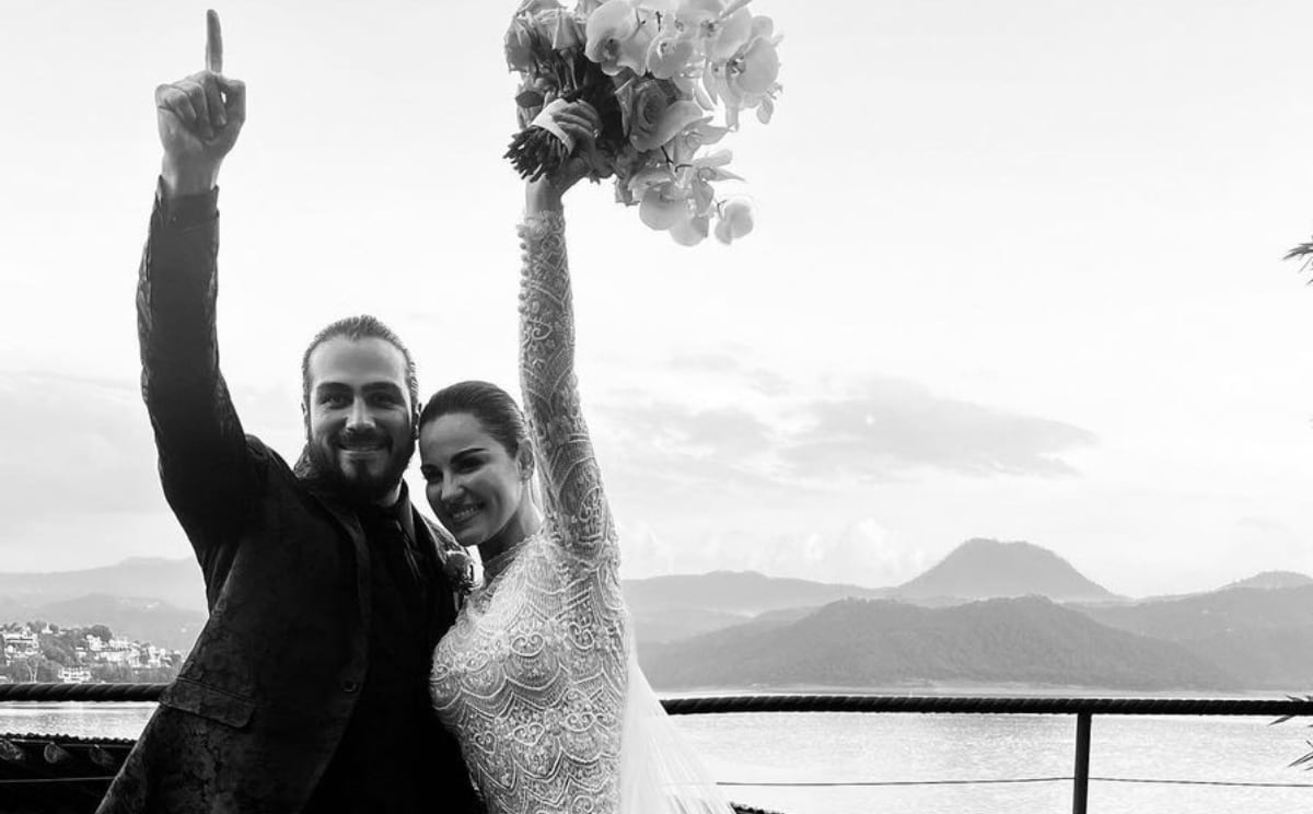 Maite Perroni y Andrés Tovar en su boda