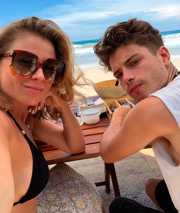 Ludwika Paleta y su hijo Nicolás