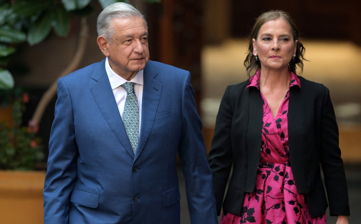 Andrés Manuel López Obrador y Beatriz Gutiérrez Müller