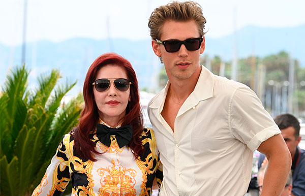 Priscilla Presley y Austin Butler